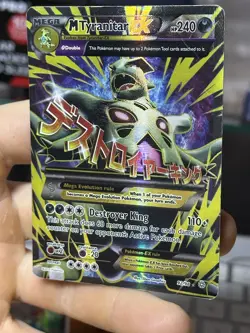 M Tyranitar EX 92/98 XY Ancient Origins 2015 Full Art Holo Pokemon Card TCG - Image 4