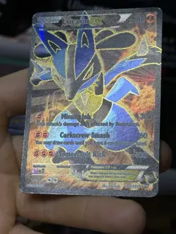 Lucario EX 107/111 XY Furious Fists 2014 Full Art Holo Pokemon Card TCG - Image 5