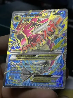M Gyarados EX 115/122 XY Breakpoint 2016 Full Art Holo Rare SHINY Pokemon Card - Image 5