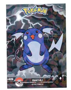 RAICHU - Cracked Ice Holo - Crystal Dark Black 2025- Pokemon Card - Image 1