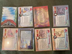 Holo Topps Pokemon Cards Blue Logo x8 LP - Image 2
