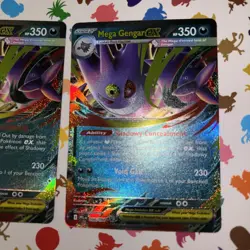 Mega Gengar Ex 56/94 Phantasmal Flames NM Two Cards Included - Image 3