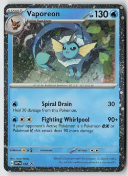Vaporeon - (Cosmos Holo) 168 - SV: Scarlet & Violet Promo Cards Holo - PTCG - Image 1