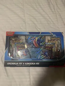 4X - Pokemon Trading Card Game Greninja EX and Kingdra EX Special Collection Box - Image 1