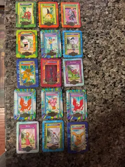 Vintage Upper Deck 2000 Digimon Animated Series Trading Cards Holo Foil Card Lot - Image 1