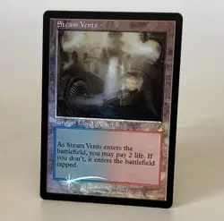 MTG Steam Vents - Foil Retro Frame - RVR NM - Image 1