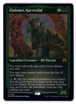 Eladamri, Korvecdal NM* FOIL ETCHED Modern Horizons 3 ENGLISH 0483 -UnltdCards - Image 1