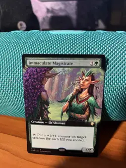 MTG Immaculate Magistrate (Extended Art) Commander Legends Foil (679) LP - Image 1