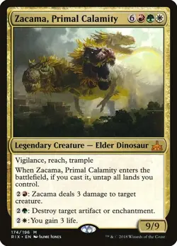 Zacama, Primal Calamity - RIX - NM - Magic The Gathering - MTG - Image 1