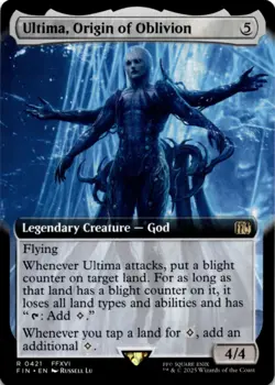 MTG Ultima, Origin of Oblivion (Extended Art) Normal NM FINAL FANTASY Magic 421 - Image 1