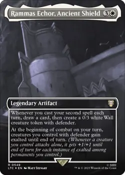 MTG Foil - Rammas Echor, Ancient Shield (Borderless) (Surge Foil) - 549 / NM / E - Image 1