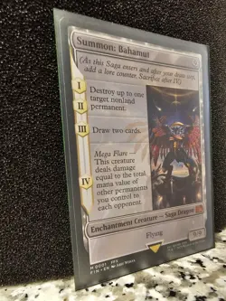 Final Fantasy MTG - Summon: Bahamut Mythic Non-Foil (Near Mint) - Image 3