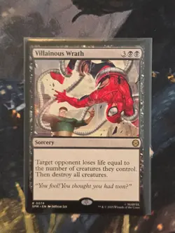 MTG Villainous Wrath 0074 Marvel's Spider-Man Regular Rare Sorcery - Image 1