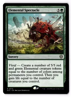 Elemental Spectacle 15 Commander: Lorwyn Eclipsed Normal NM - Image 1