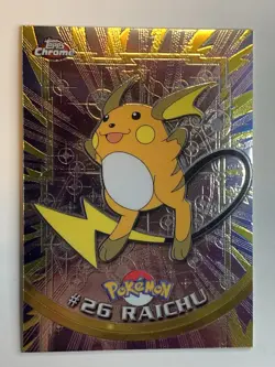 2000 Topps Chrome Pokemon Series 1 #26 Raichu FREE COMBINED SHIPPING - Image 1