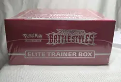 ✅ Pokemon Sword & Shield Battle Styles Elite Trainer Box ETB Red Urshifu New - Image 5