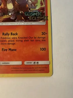 NewEntei SM219 Black Star Promos S&M Cosmic Eclipse Stamped Holo Pokemon 2019 NM - Image 4
