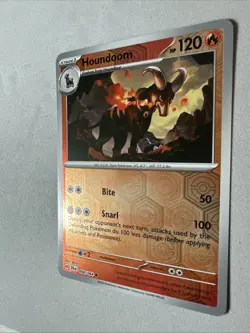 Pokemon TCG * SV Shroulded Fable * 8/64 Houndoom REVERSE HOLO C * FRESH PK - Image 2