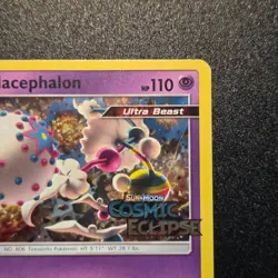 Pokemon Cosmic Eclipse Blacephalon (SM221) Stamped Promo Light Play - Image 3