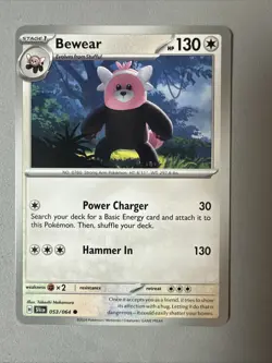 Pokemon TCG * SV Shroulded Fable * 53/64 Bewear Common * FRESH PK - Image 1