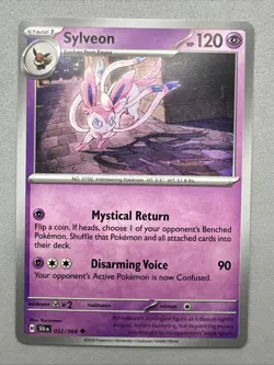Pokemon TCG * SV Shroulded Fable * 22/64 Sylveon Uncommon * FRESH PK - Image 1