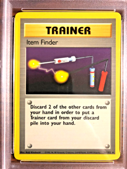 Item Finder Rare #74 - PSA NM 7 - 1999 WOTC Base Set Unlimited - Pokemon TCG - Image 2