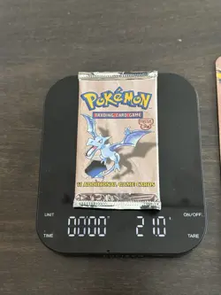 21.0 g 1st Edition Fossil Aerodactyl Pokemon TCG Sealed Booster Pack HEAVY - Image 2