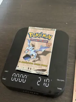 21.0 g 1st Edition Fossil Aerodactyl Pokemon TCG Sealed Booster Pack HEAVY - Image 3