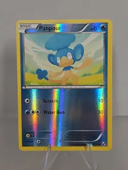 Pokemon Panpour 33/114 Common Reverse Holo Black and White - Image 1
