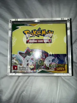 Pokemon Evolving Skies Booster Box + Acrylic Box - Image 1
