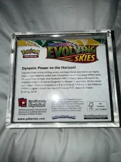 Pokemon Evolving Skies Booster Box + Acrylic Box - Image 2