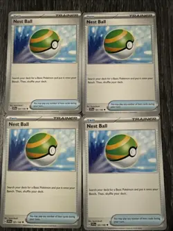 4x Nest Ball 181/198 x4 - Scarlet & Violet - Pokemon TCG - Playset - Image 1