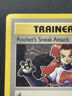 Pokemon Trainer Rockets Sneak Attack Non Holo 1st Edition 72/82 Team Rocket LP - Image 2