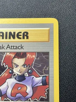 Pokemon Trainer Rockets Sneak Attack Non Holo 1st Edition 72/82 Team Rocket LP - Image 3