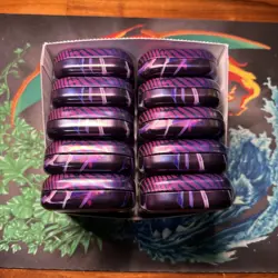 Mega Evolutions Destined Rivals Mini Tin Display 10ct Sealed tins with Display - Image 3