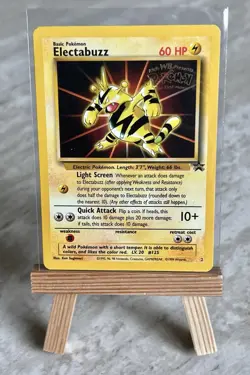 Pokemon TCG Electabuzz 02/53 Wotc Black Star Promo (English) - MP - Image 1
