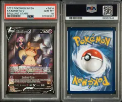 2022 POKEMON MIMIKYU V TG16/TG30 PSA 10 BRILLIANT STARS TRAINER GALLERY - Image 3