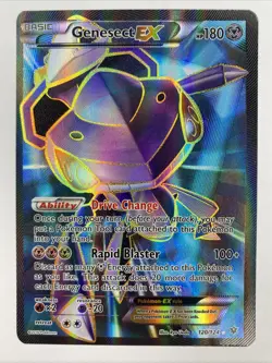 Pokemon Genesect EX Full Art Fates Collide 120/124 - Image 1