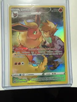 Pokemon TCG Flareon - TG01/TG30 Brilliant Stars - Character Rare NM - Image 2