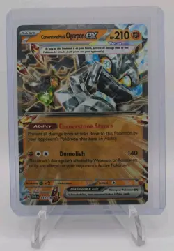 Cornerstone Mask Ogerpon ex 112/167 Double Rare Pokemon TCG Twilight Masquerade - Image 1