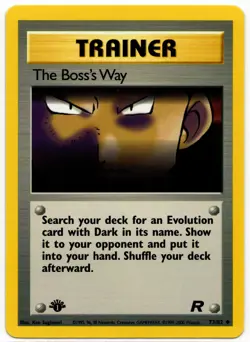 Pokemon - 1st Edition Team Rocket The Boss's Way 73/82 LP - Image 1