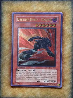 Yugioh Destiny Hero - Dasher POTD-EN017 Ultimate Rare 1st Ed LP - Image 1