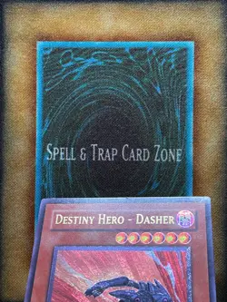 Yugioh Destiny Hero - Dasher POTD-EN017 Ultimate Rare 1st Ed LP - Image 3