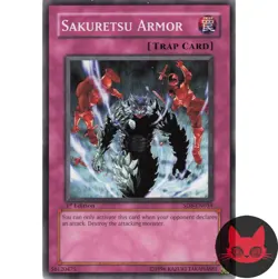 Yugioh Sakuretsu Armor SD8-EN034 Common 1st Edition LP - Image 1