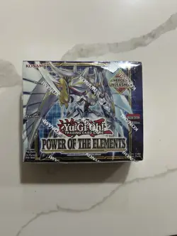 Konami Yu-Gi-Oh! TCG Power of the Elements Booster Box 1st Edition - 24 Packs 83717857785 - Image 1
