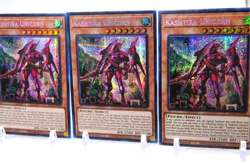 Yugioh 3x Kashtira Unicorn (Prismatic Secret Rare) - M/NM 1st Ed. - Image 1