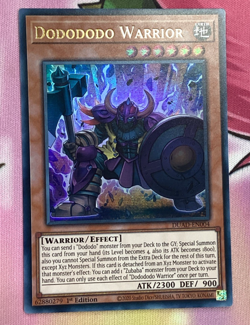 YUGIOH DODODODO WARRIOR ULTRA RARE 1ST NM DUAD-EN004 - Image 1