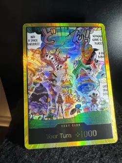 One Piece Egghead Gold DON!! OP14 The Azure Sea's Seven In Hand Near Mint - Image 3