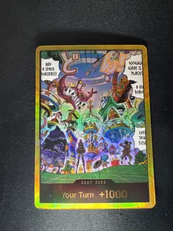 One Piece Egghead Gold DON!! OP14 The Azure Sea's Seven In Hand Near Mint - Image 4