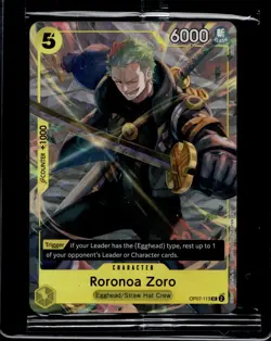 One Piece Roronoa Zoro OP07-113 Illustration Box Vol. 3 Promo Sealed - Image 1